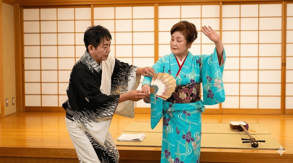 一弥さんお稽古指導画像